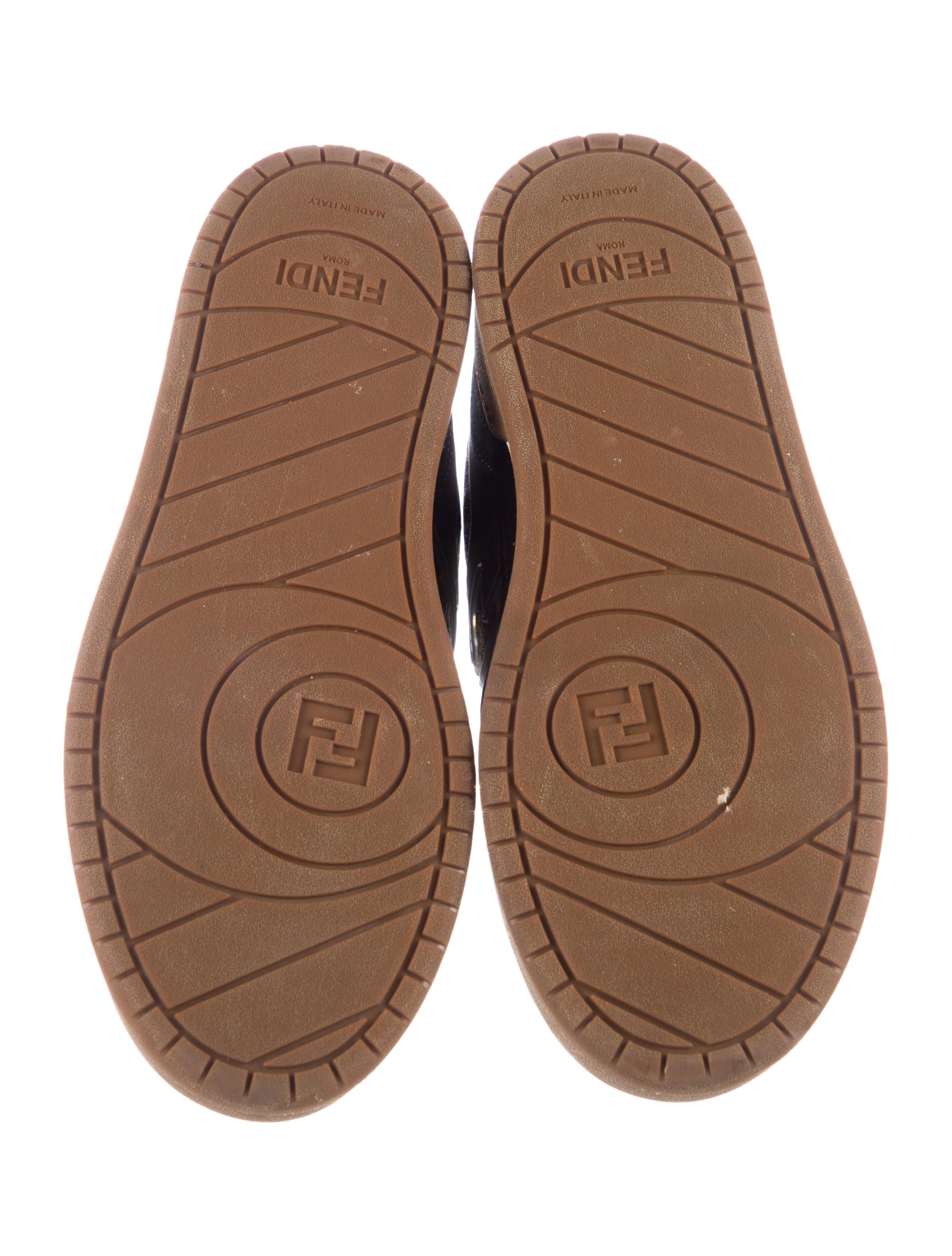 Fendi Zucca FF Logo Canvas Sneakers